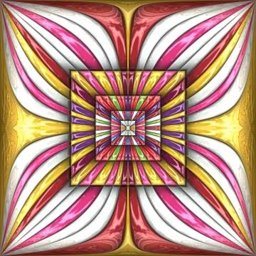 3D render plastic puffs background tile Stock Illustration