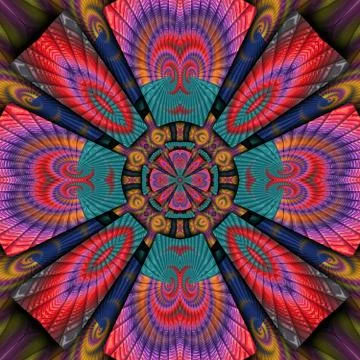 3D render of plastic puffs background tile Illustrazione stock