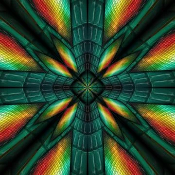 3D render of plastic puffs background tile Stock Illustration