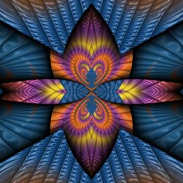 3D render of plastic puffs background tile Stock Illustration