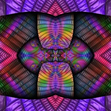 3D render of plastic puffs background tile Stock Illustration