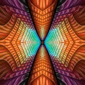 3D render of plastic puffs background tile Illustrazione stock