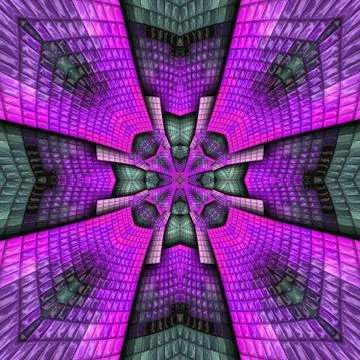 3D render of plastic puffs background tile Stock Illustration