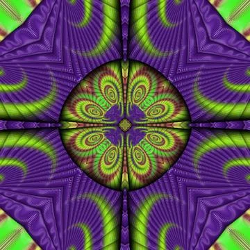 3D render of plastic puffs background tile Stock Illustration