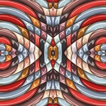 3D render plastic puffs background tile 스톡 사진