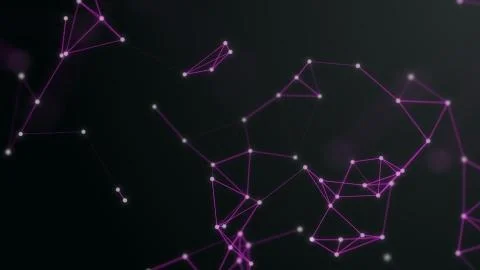 3d render plexus like background. Technology and connection theme. Bright dots Stock Illustration