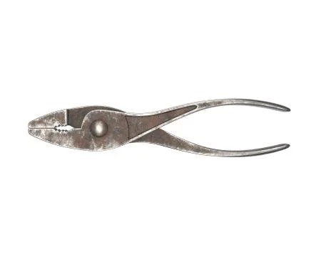 3d render of Pliers on white background Stock Illustration