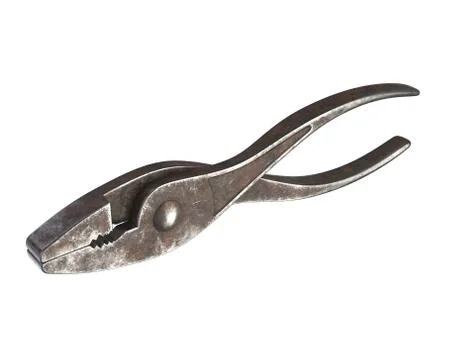 3d render of Pliers on white background Stock Illustration