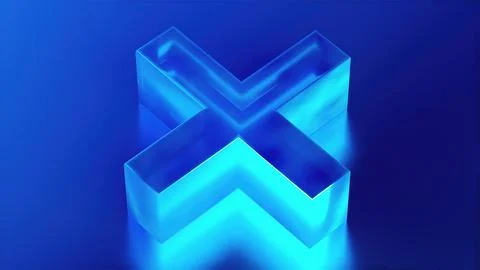 3d render Plus sign Stock Illustration