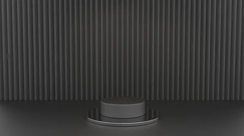 3D Render :  podium platform mock up scene for display  product or object. Stock Illustration