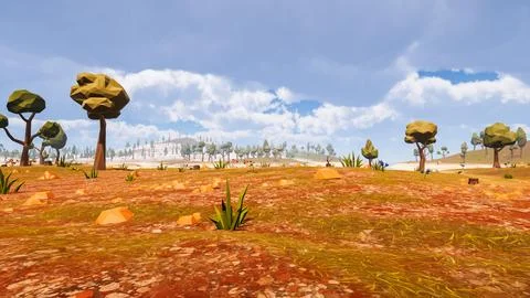 3D Render Polygon Background to ecology and sustainable development, enviro.. Illustrazione stock