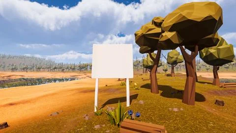 3D Render Polygon Background to ecology and sustainable development, enviro.. イラスト素材