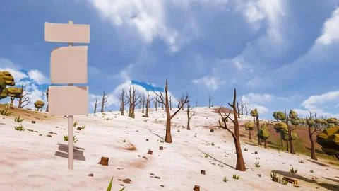 3D Render Polygon Background to ecology and sustainable development, enviro.. Stock Illustration