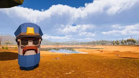3D Render Polygon Background to ecology and sustainable development, enviro.. 库存插图