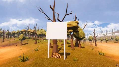 3D Render Polygon Background to ecology and sustainable development, enviro.. 库存插图