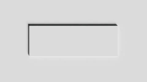 3d render of primitive geometric figure with sharp edges Stock Footage 131436878