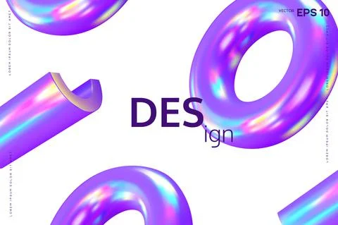 3d render primitives background. Stock Illustration