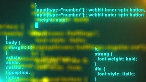 3d render programming code Stock Illustration