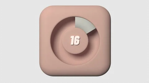 3d render progress bar, round loading, soft colors, alpha channel Stock Footage 166364465