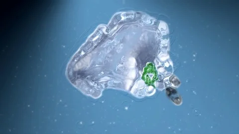 3d render protease dna rna by Polymime http://www.polymime.com Stock Footage 75406604