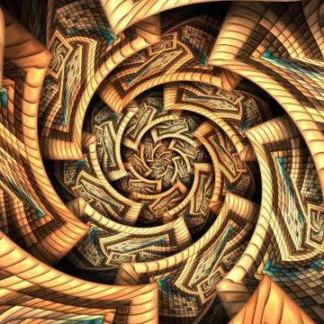 3D render of puff pixels colorful pattern background tile Stock Illustration