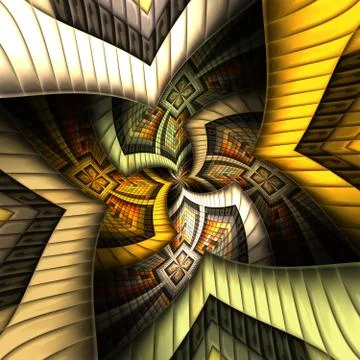 3D render of puff pixels colorful pattern background tile Stock Illustration