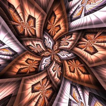 3D render of puff pixels colorful pattern background tile Stock Illustration