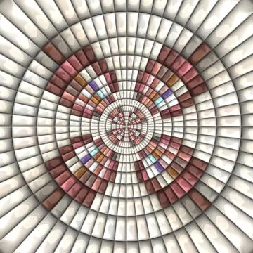 3D render of puff pixels colorful ornament background Stock Illustration