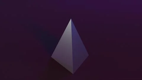 3d render pyramide Stock Illustration