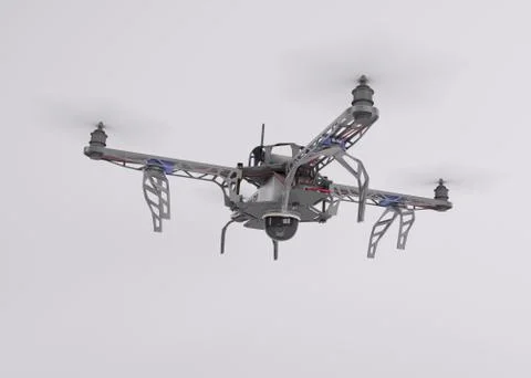 3d render of a quadcopter drone Illustrazione stock