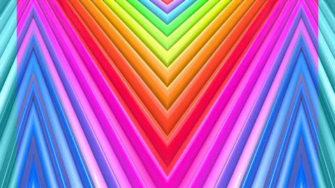 3d render rainbow colors background with beatiful stripes as creative backdrops Stock Illustration
