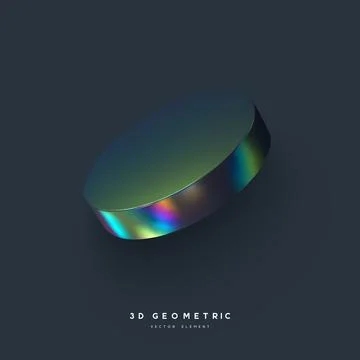 3d render realistic primitive. Stock Illustration