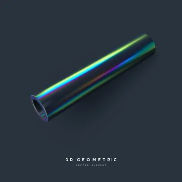 3d render realistic primitive. Stock Illustration