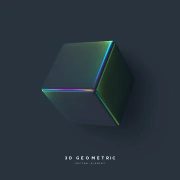 3d render realistic primitive. Stock Illustration