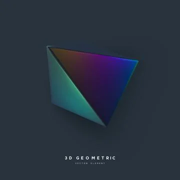 3d render realistic primitive. Illustrazione stock