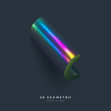 3d render realistic primitive. Stock Illustration