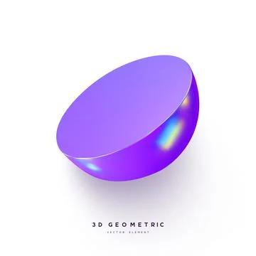 3d render realistic primitive. Stock Illustration