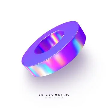 3d render realistic primitive. Illustrazione stock