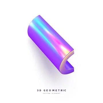 3d render realistic primitive. Illustrazione stock