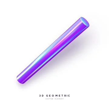 3d render realistic primitive. Stock Illustration