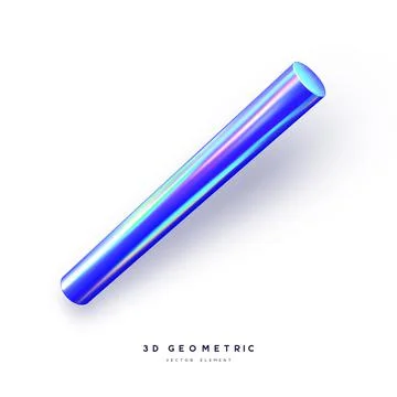 3d render realistic primitive. Stock Illustration