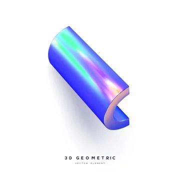 3d render realistic primitive. Stock Illustration