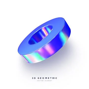 3d render realistic primitive. Stock Illustration