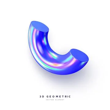 3d render realistic primitive. 스톡 일러스트