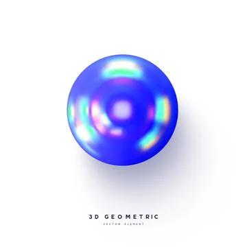 3d render realistic primitive. Stock Illustration