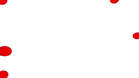 3d render of red inky injections into water 8 Stock Footage 95171229