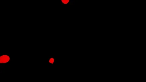 3d render of red inky injections into water 9 Stock Footage 95171250