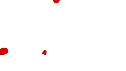 3d render of red inky injections into water 10 Stock Footage 95171270