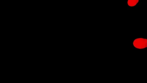 3d render of red inky injections into water 11 Video stock 95171281