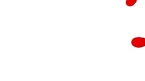 3d render of red inky injections into water 12 Stock Footage 95171323